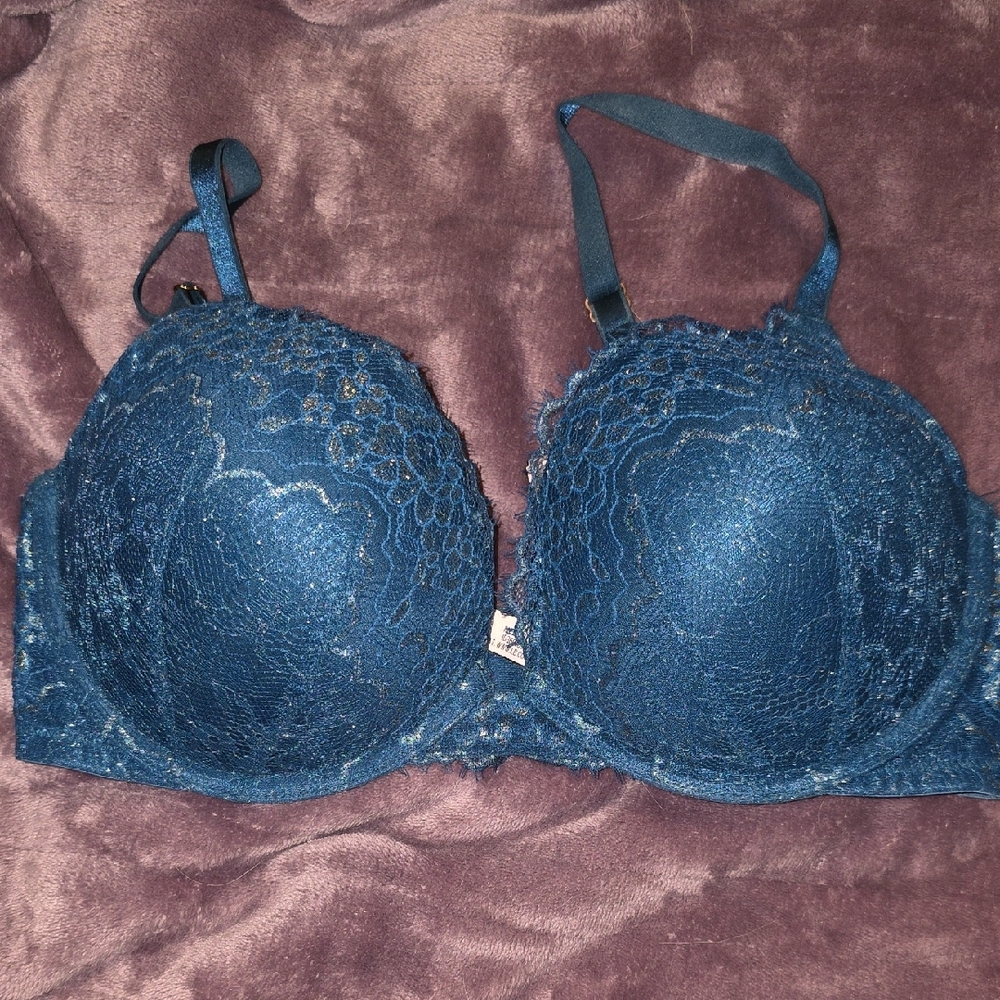 Victoria's Secret Lace Bra - Deep Blue